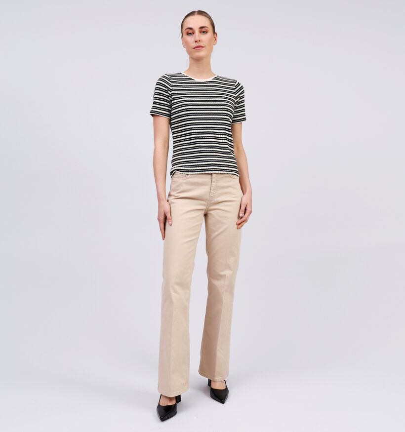 Expresso Beige Wijde broek voor dames (356878)