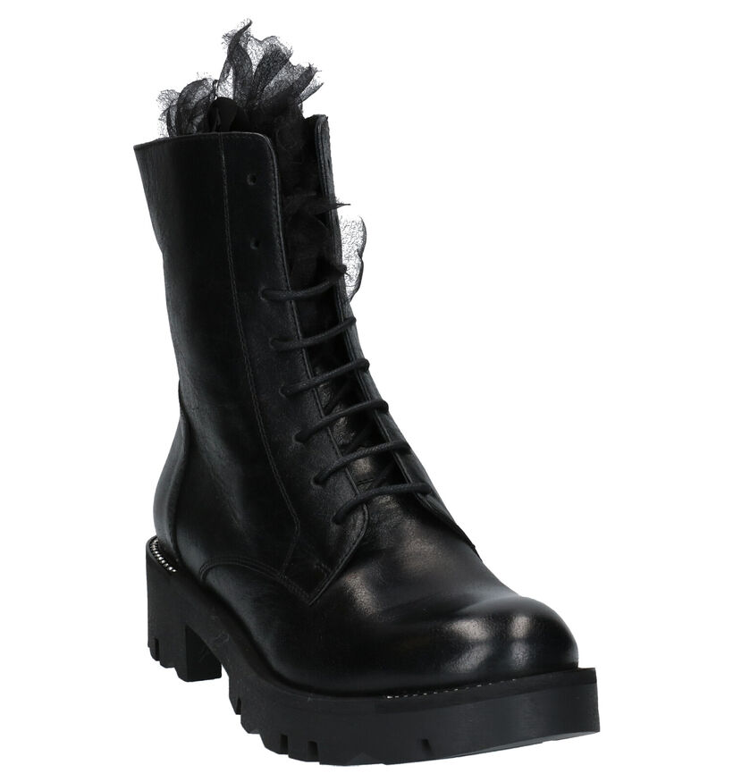 Tosca Blu Studios Diane Zwarte Boots in leer (258892)