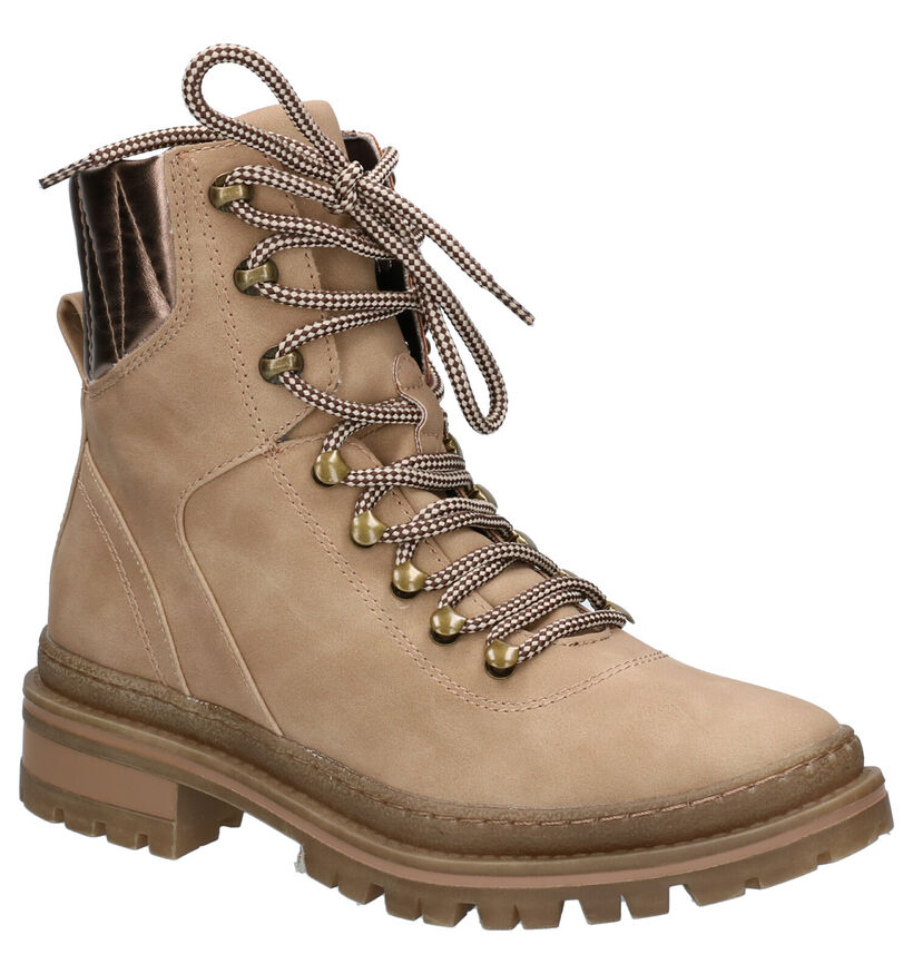 Dazzle Boots à lacets en Bleu foncé pour femmes (256593)