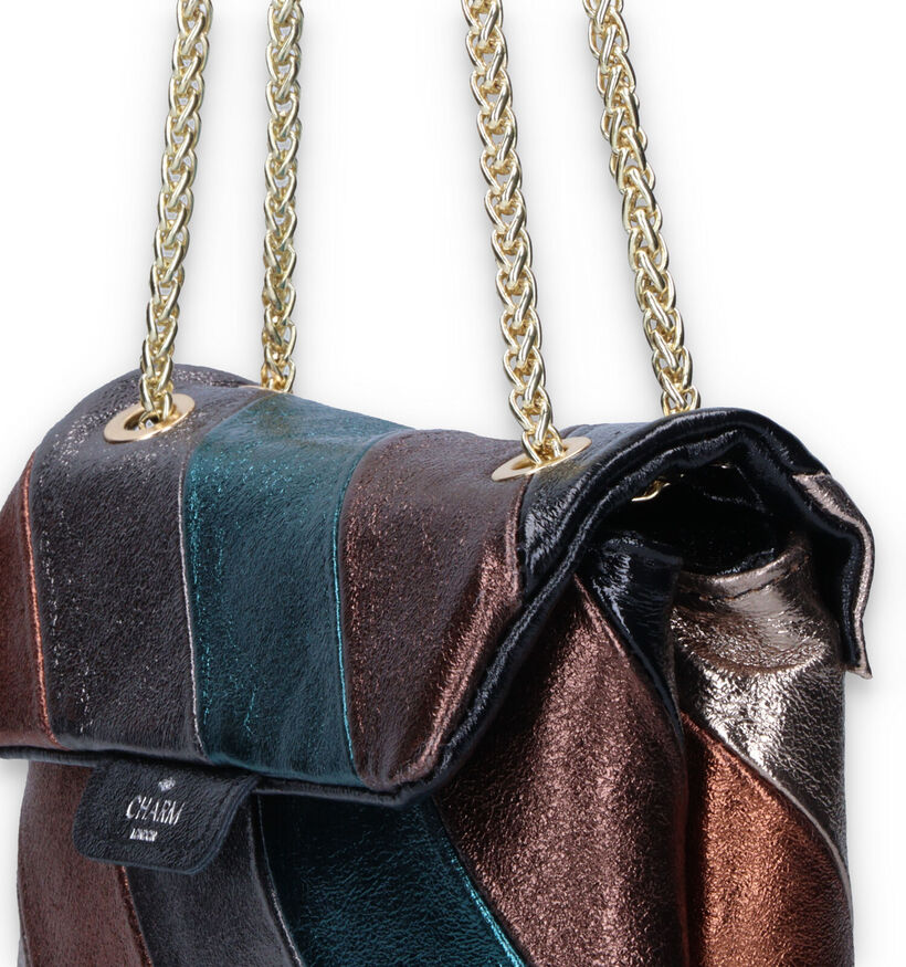 Charm London Elisa Bruine Crossbody tas voor dames (333158)