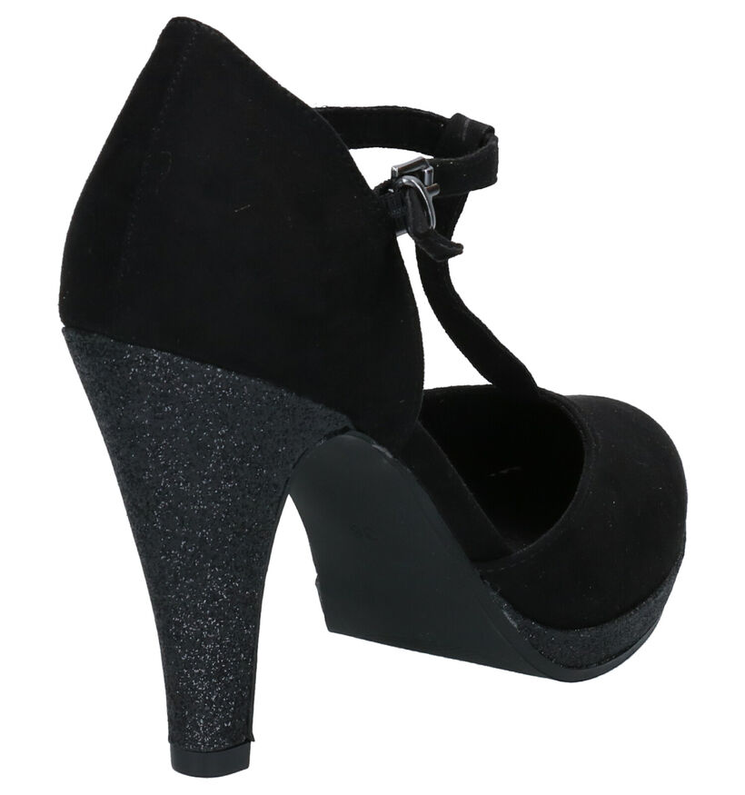 Marco Tozzi Zwarte Pumps in stof (270654)