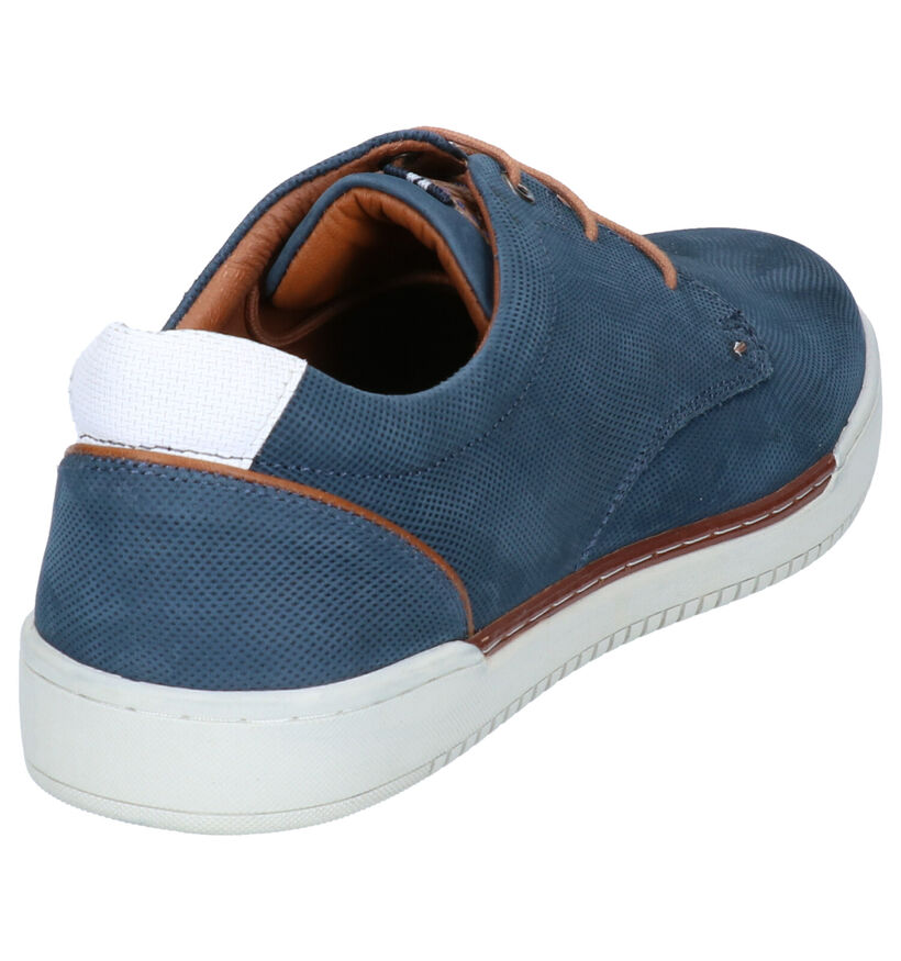 Australian Veneto Donkerblauwe Geklede Schoenen in nubuck (272527)