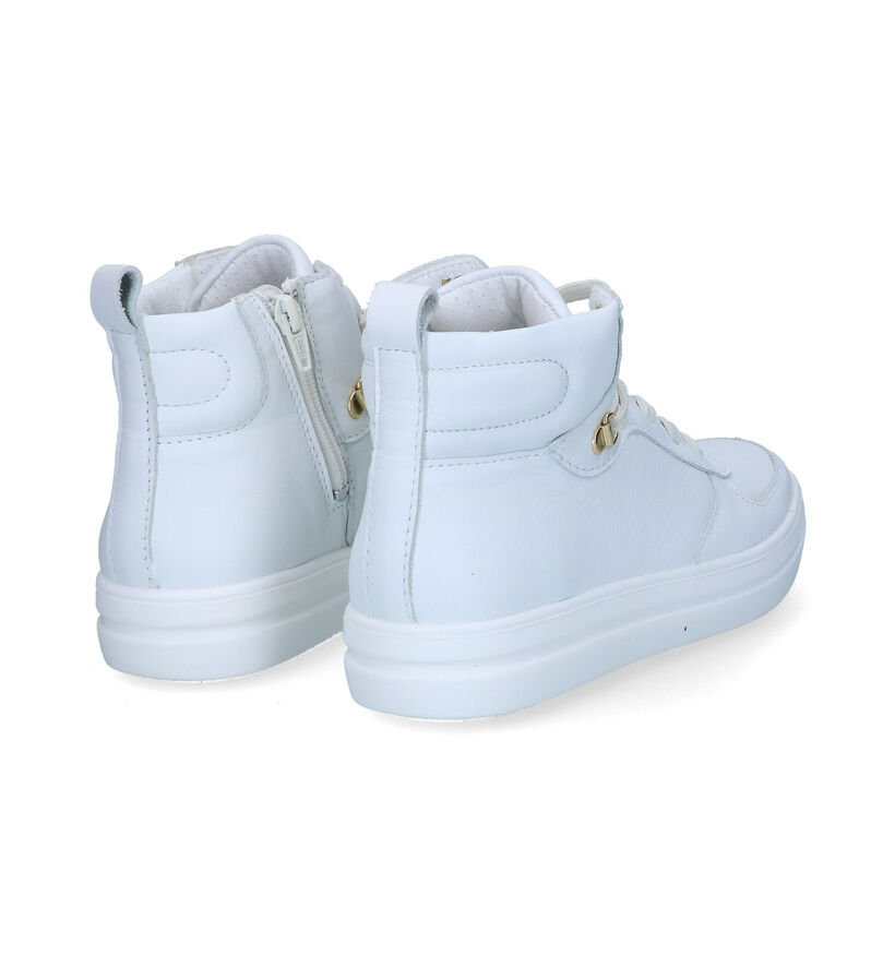 Solemade Zelda Witte Hoge Sneakers voor dames (305181) - geschikt voor steunzolen