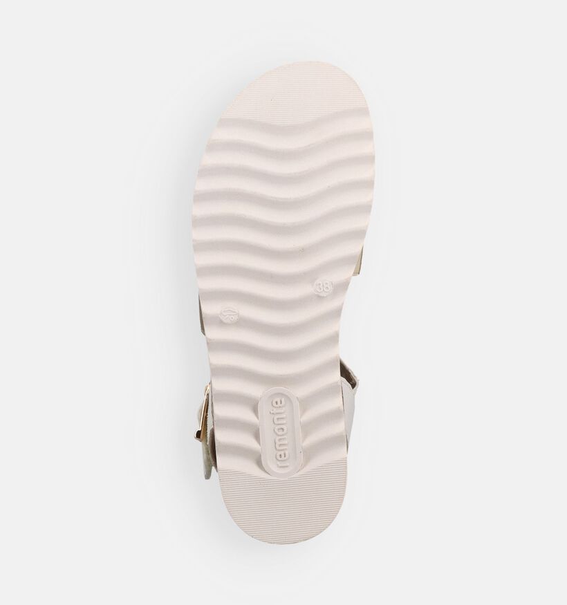 Remonte Witte Sandalen voor Steunzolen voor dames (370461) - geschikt voor steunzolen