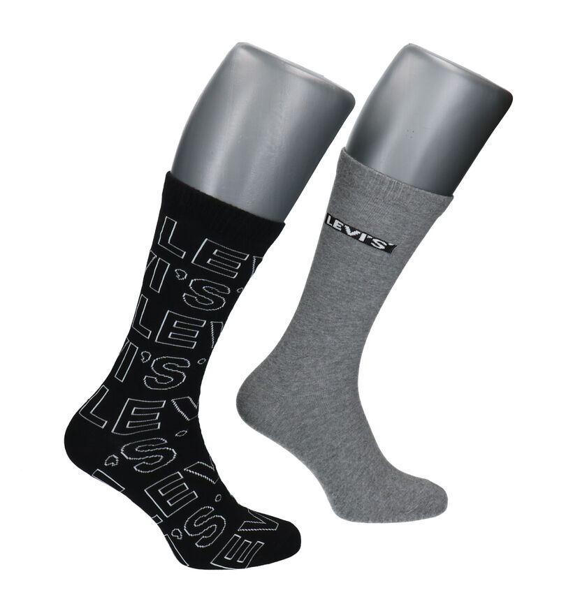 Levi's Chaussettes en Gris/Noir - 2 Paires (256636)