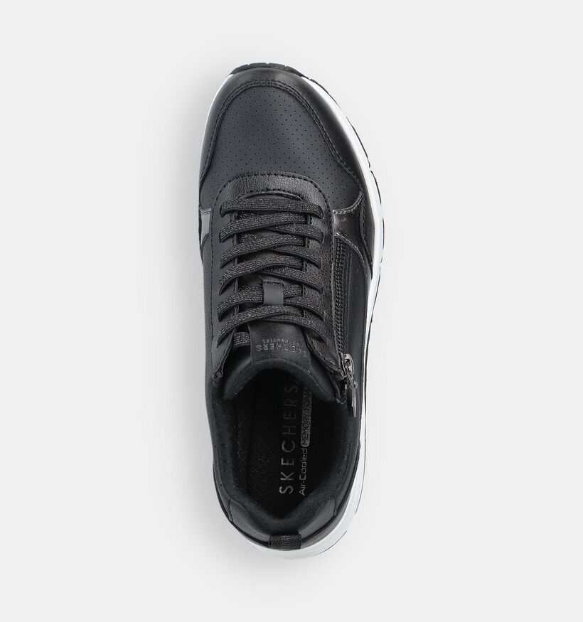 Skechers Uno Baskets en Noir pour femmes (361035)