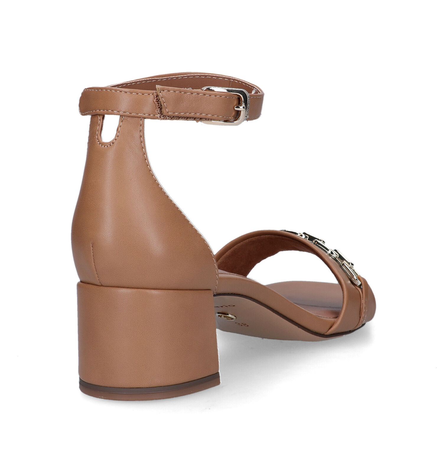 Sandalen met hak best sale cognac