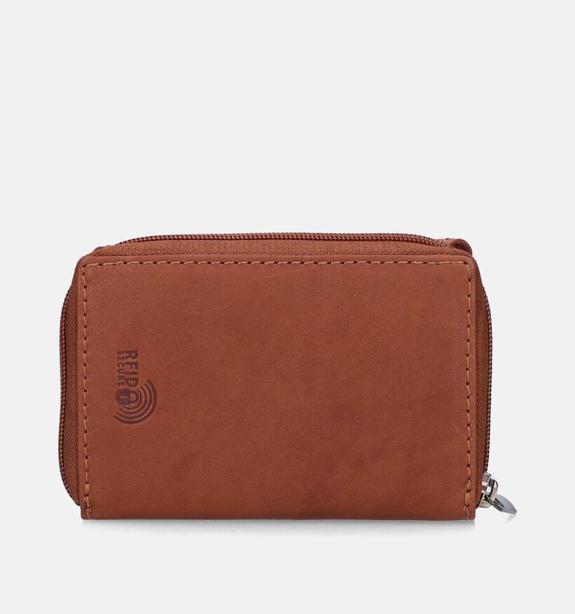 Euro-Leather Cognac Portemonnee voor dames (365219)