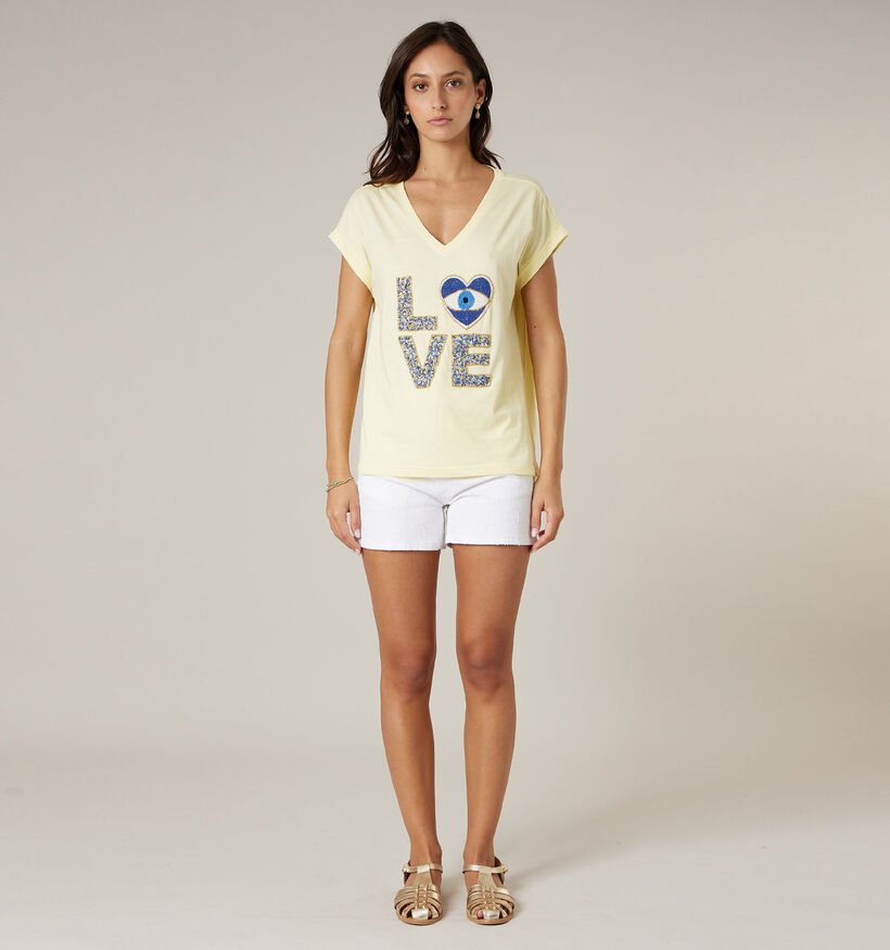 Deeluxe Original Mykolove Lichtgele T-shirt voor dames (369757)