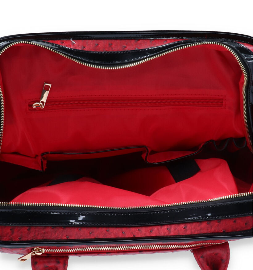 Olivia Lauren Stripes Sac à roulettes en Noir pour femmes (341732)