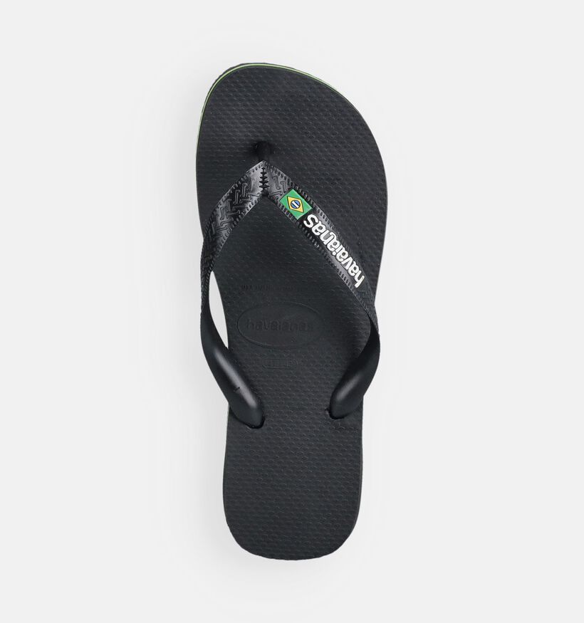 Havaianas Brasil Zwarte Teenslippers voor heren (372999)