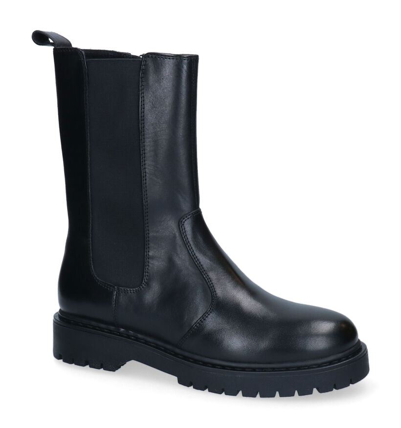 Geox Zwarte Chelsea Boots in leer (301063)