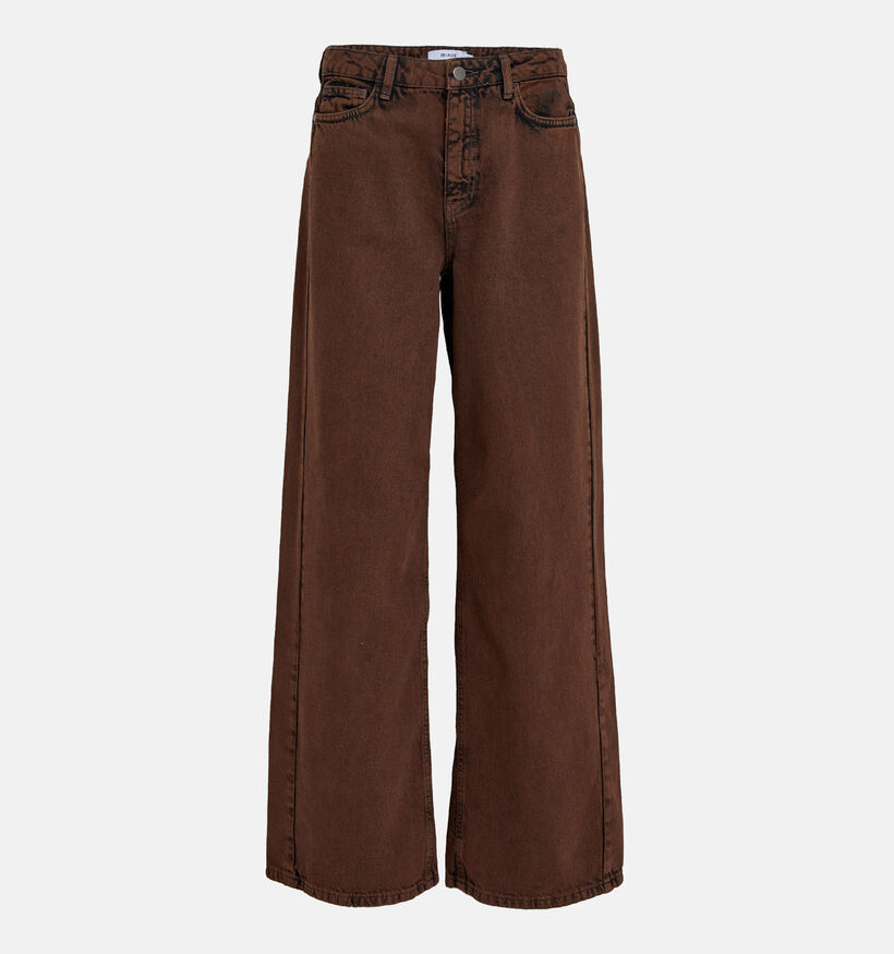 Minus MSDilara Donkerbruine Jeansbroek voor dames (361738)