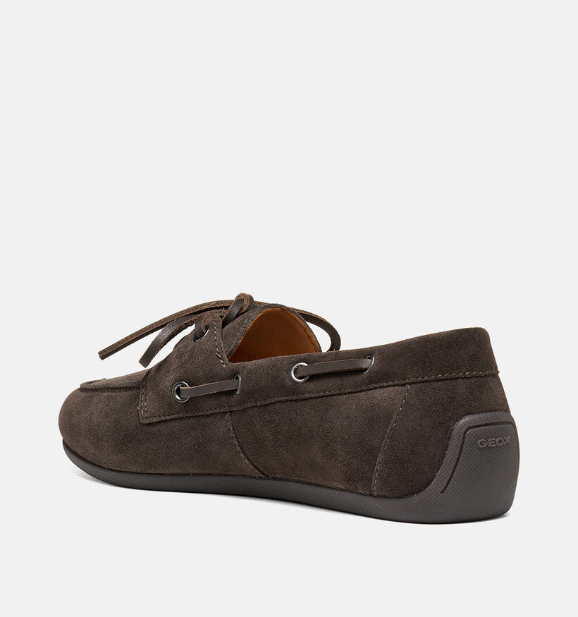 Geox Addisse Donkerbruine Bootschoenen voor dames (377786) - geschikt voor steunzolen