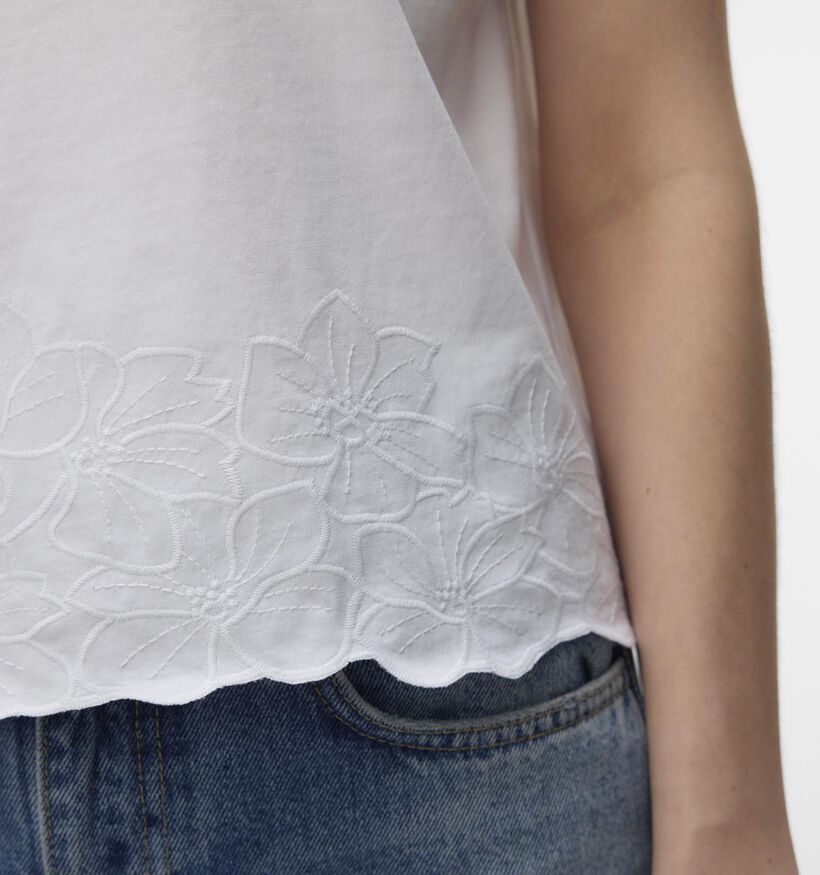 Vero Moda Noah Witte T-shirt voor dames (369423)