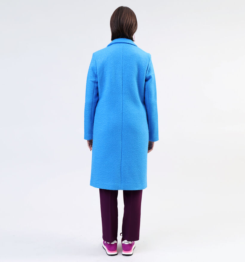 Pieces Nea Blauwe Lange jas voor dames (332460)