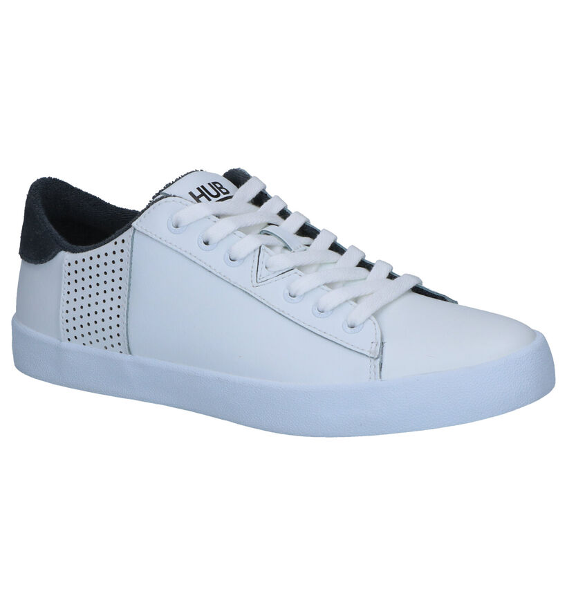 Hub Hook-R Witte Sneakers in leer (268132)