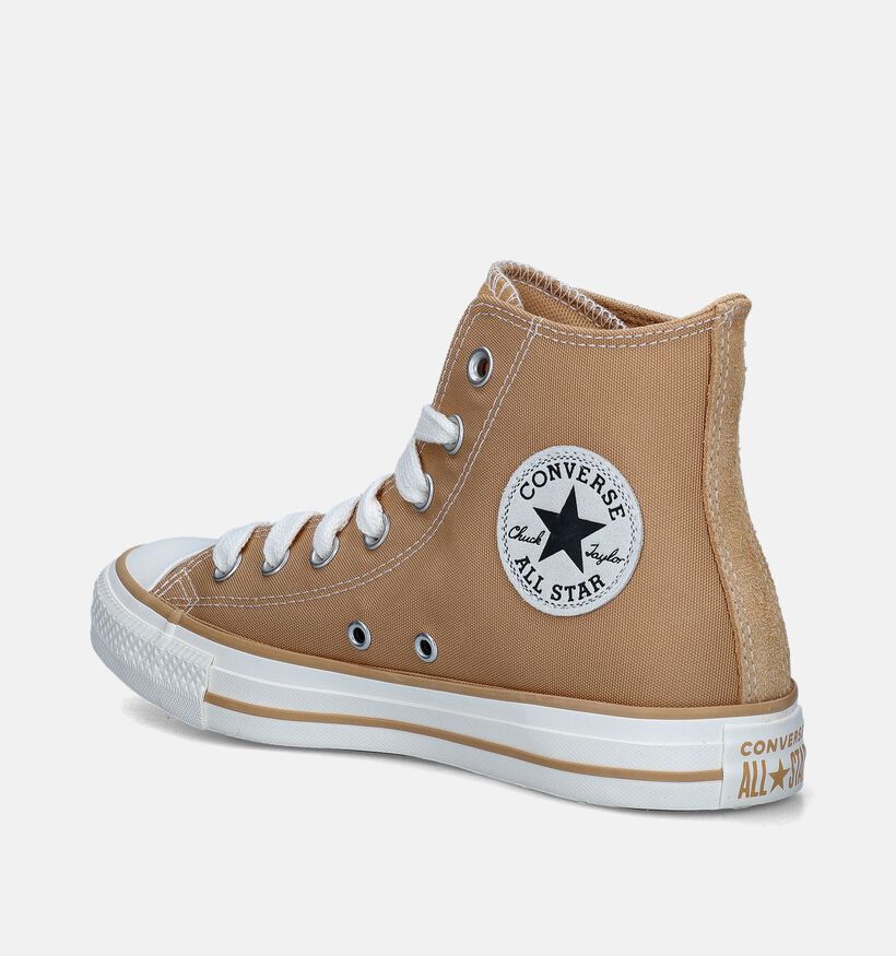Converse CT All Star Canvas + Baskets en Brun pour femmes (351001) - pour semelles orthopédiques