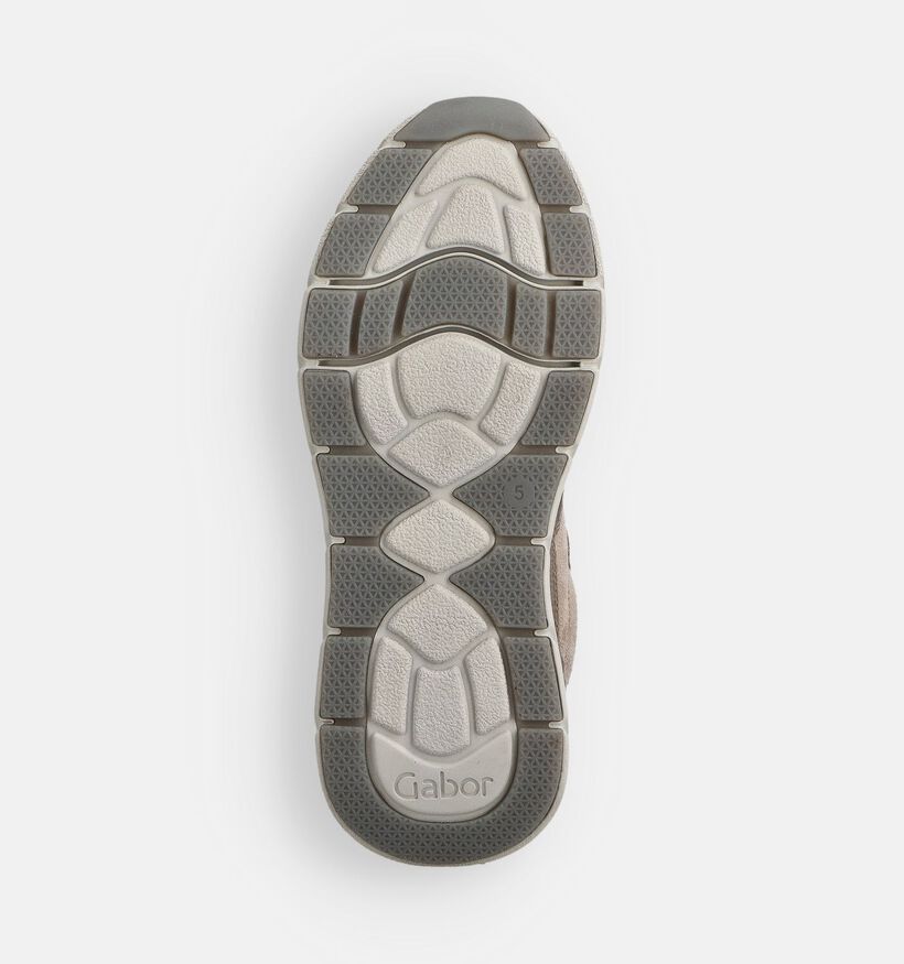 Gabor Geklede sneakers Grijs voor dames (363129) - geschikt voor steunzolen