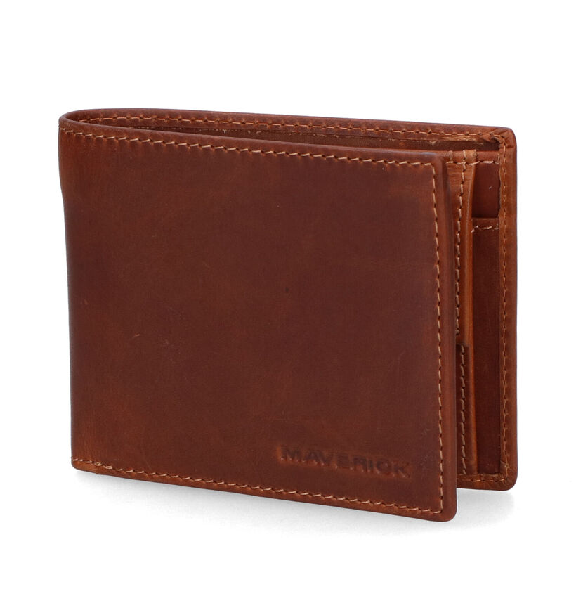 Maverick Portefeuille en Cognac pour hommes (318073)