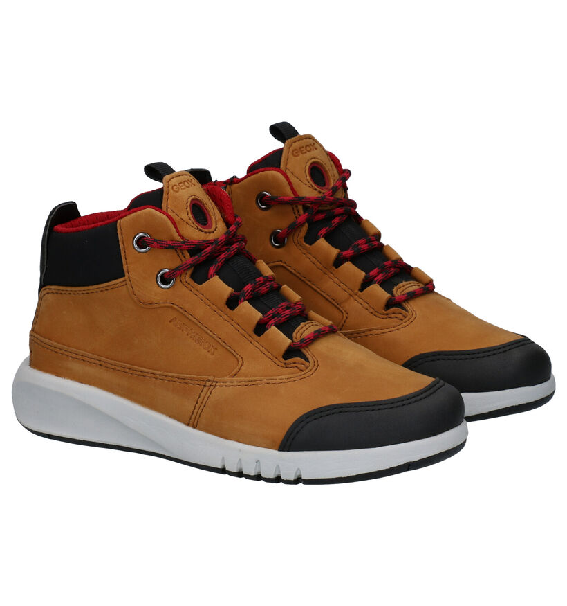 Geox Aeranter Chaussures hautes en Naturel pour garçons (295087) - pour semelles orthopédiques