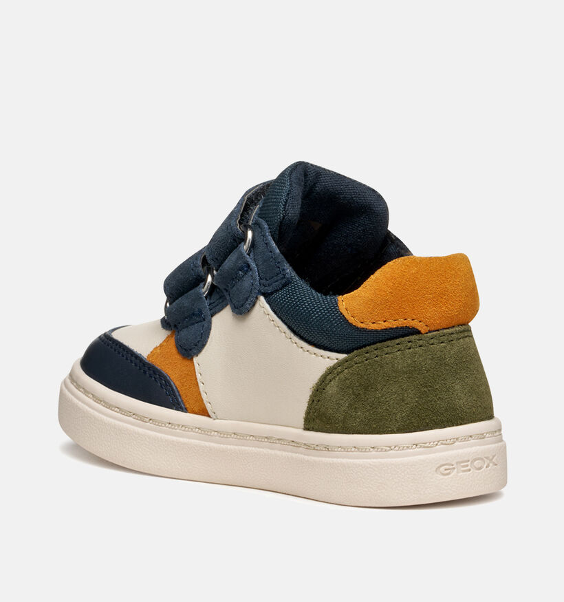 Geox Chaussures à Velcro en Ecru pour garçons (361950) - pour semelles orthopédiques