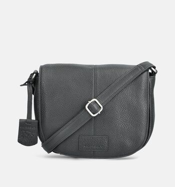 Burkely Crossbody tassen Zwart/Cognac