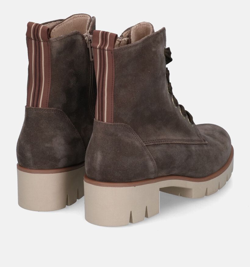 Gabor Best Fitting Bottines en Kaki pour femmes (315230) - pour semelles orthopédiques