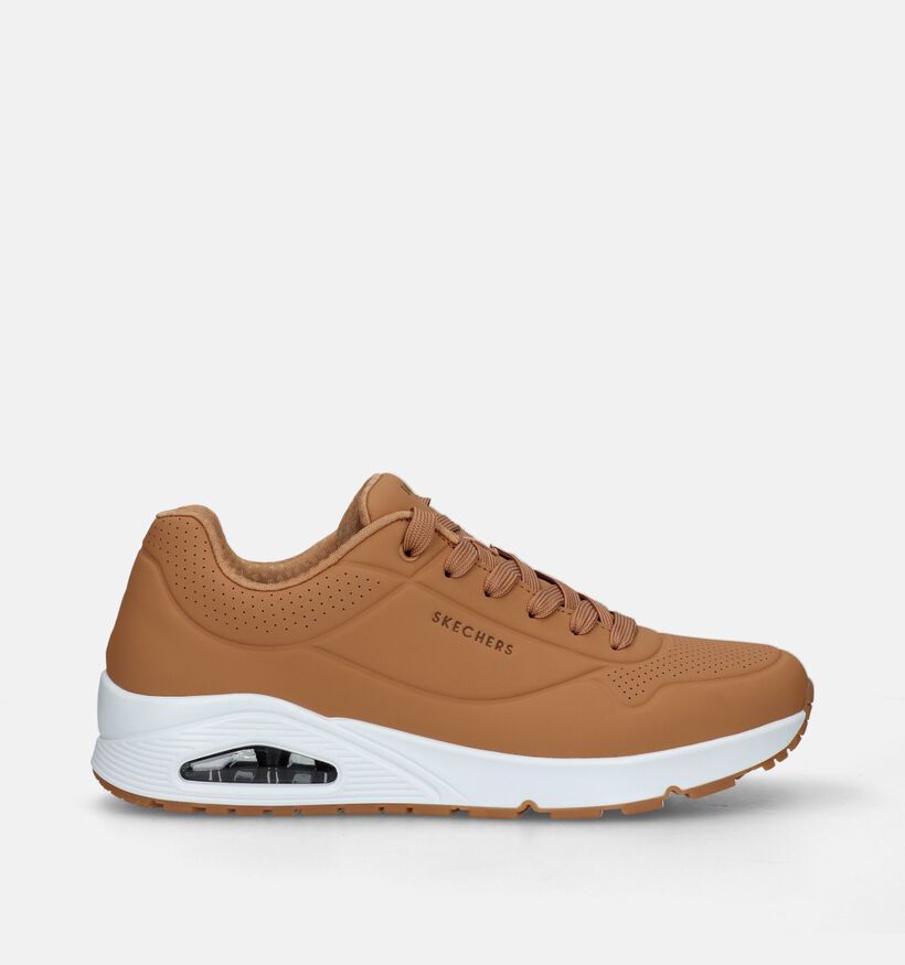 Skechers Uno Stand On Air Zwarte Sneakers voor heren (366495) - geschikt voor steunzolen