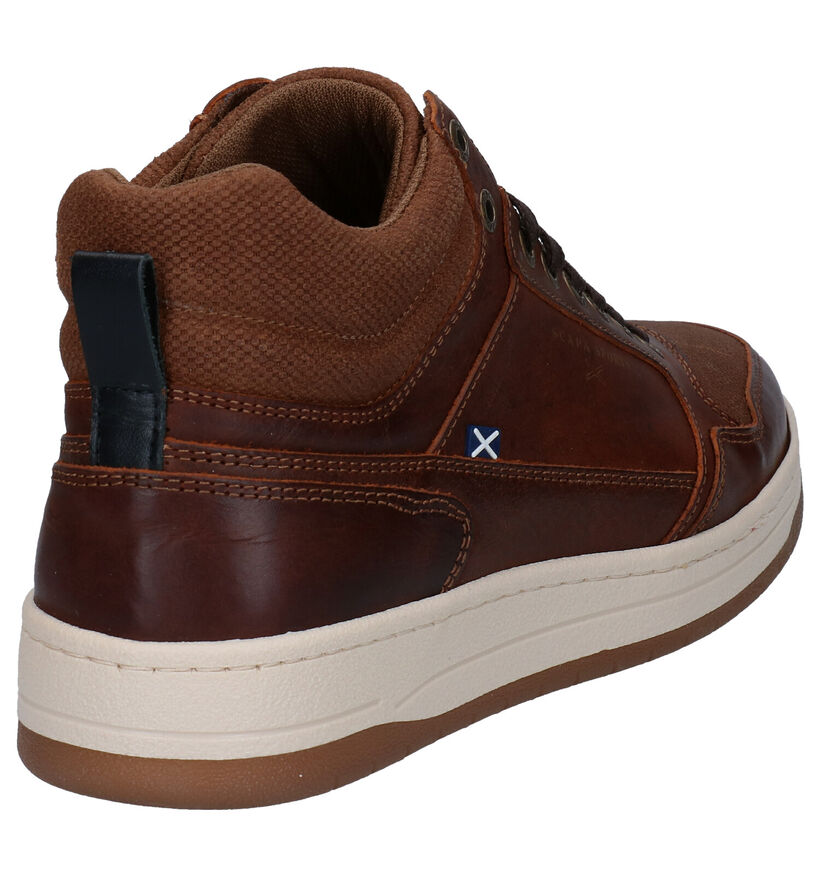 Scapa Cognac Hoge Schoenen in leer (281337)