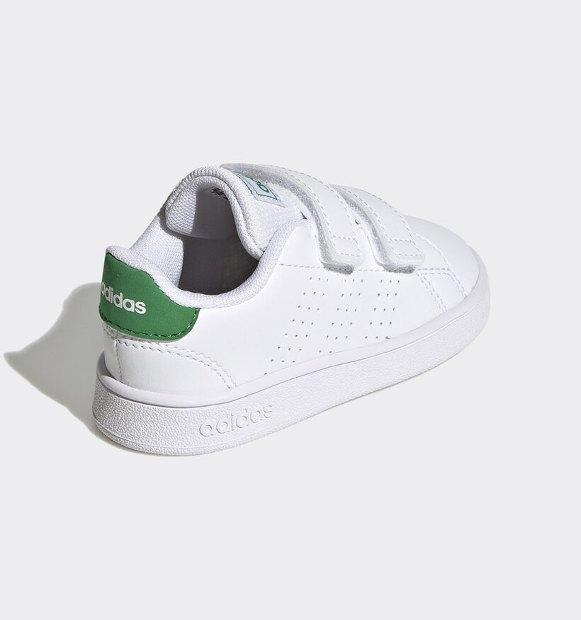 adidas Advantage Baskets en Blanc pour filles, garçons (350568) - pour semelles orthopédiques