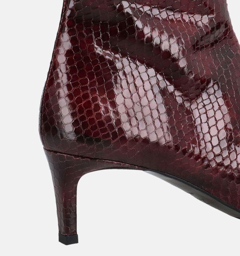 Zinda Bottines en Bordeaux pour femmes (380889)