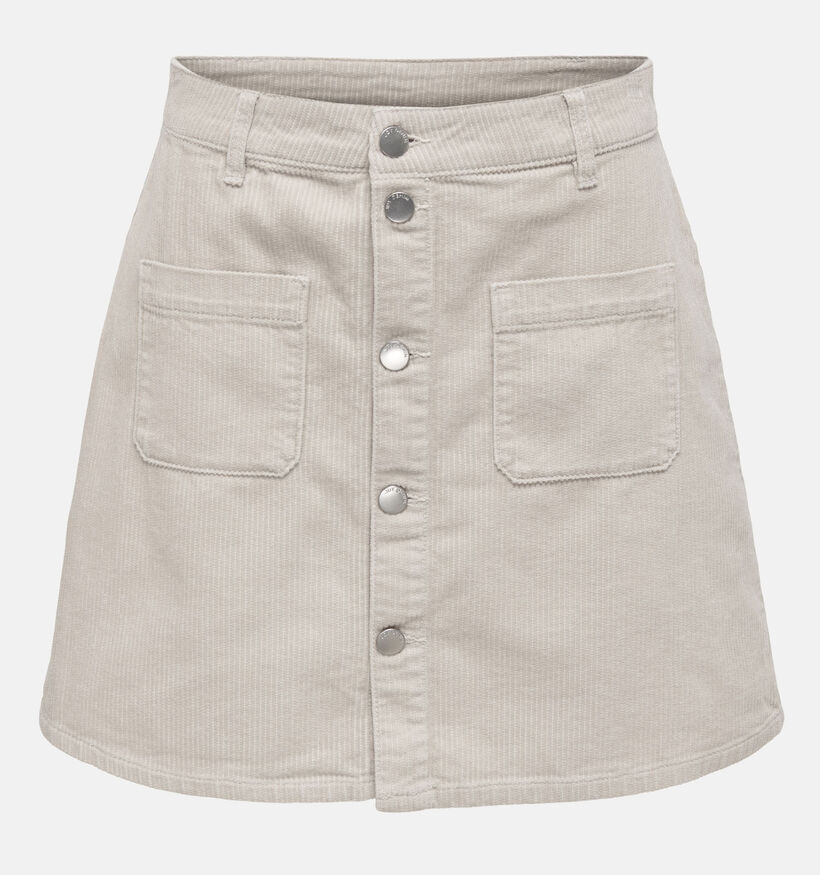 JDY Shiraz Corduroy Bruine Rok JDY Shiraz Corduroy Lichtbeige Rok voor dames (365308)