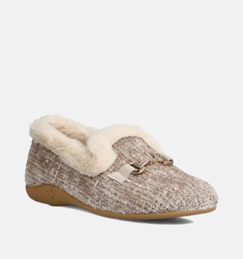 River Woods Bodi Donkerbeige Gesloten Pantoffels voor dames (363683)