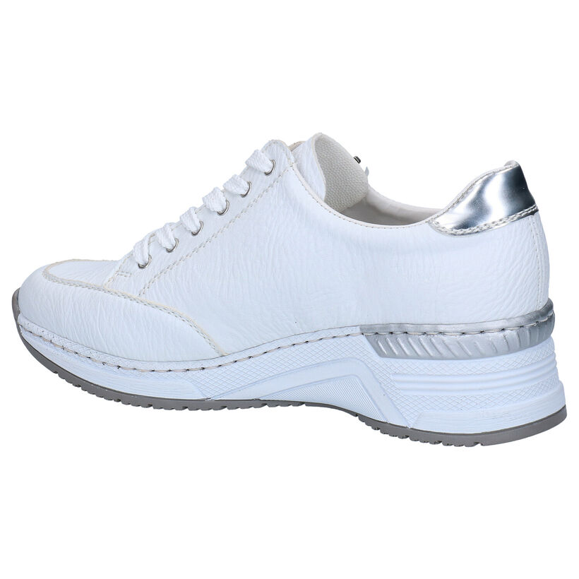 Rieker Chaussures à lacets en Blanc en simili cuir (288132)
