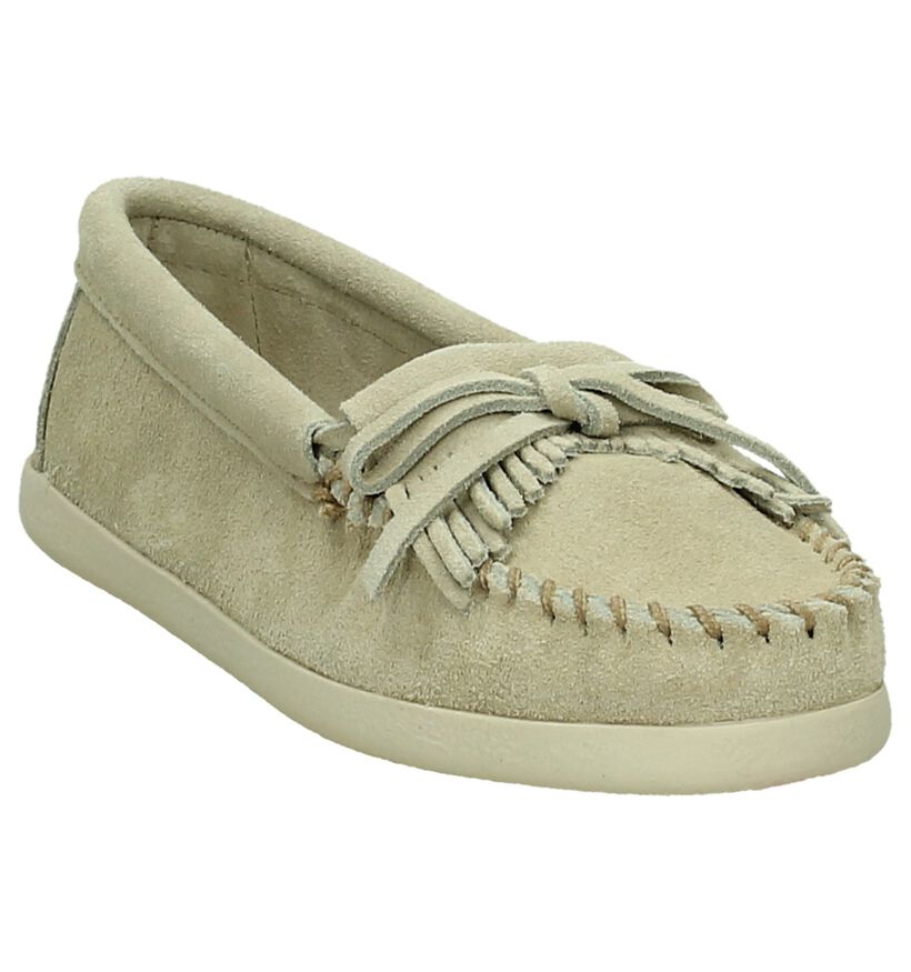 Minnetonka Newport Beige Mocassins, , pdp