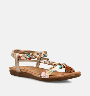 Double Heart Sandalen Goud