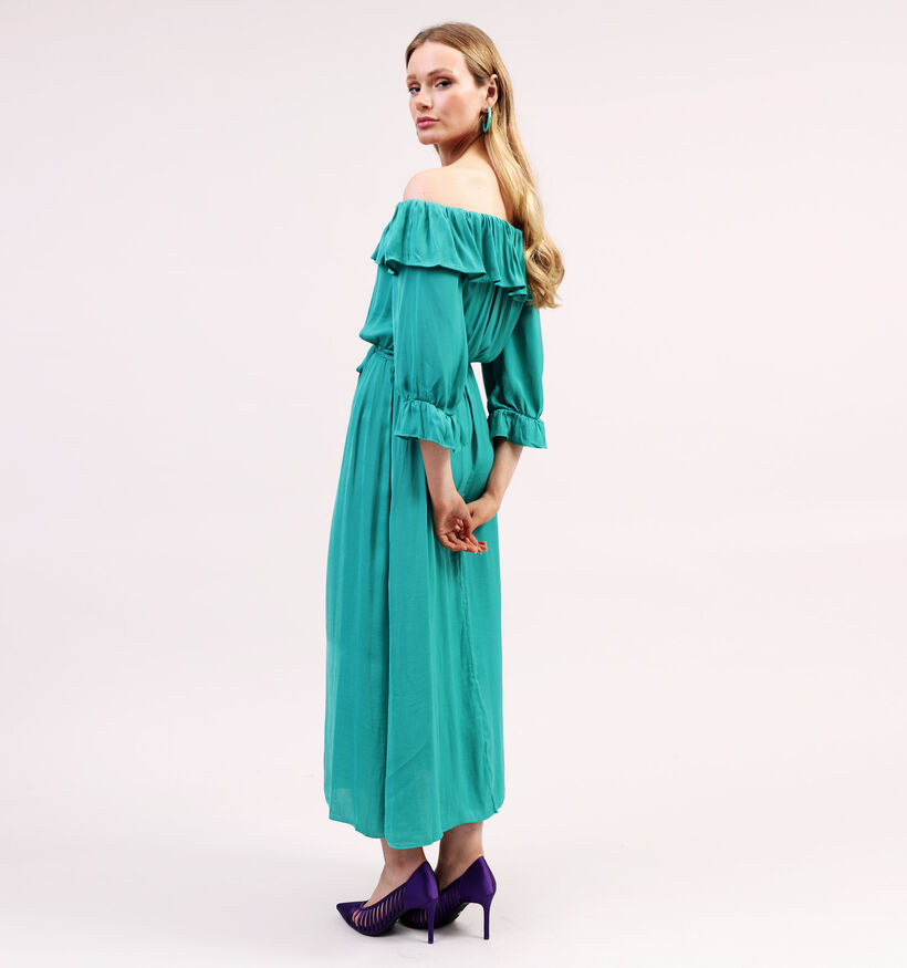 Vila Ferdia Robe en Vert pour femmes (328926)