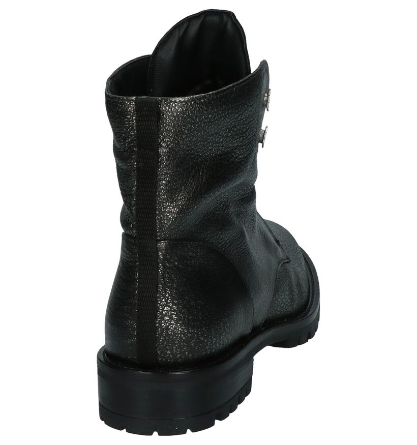 Zwarte Gosh Bottines in leer (205617)