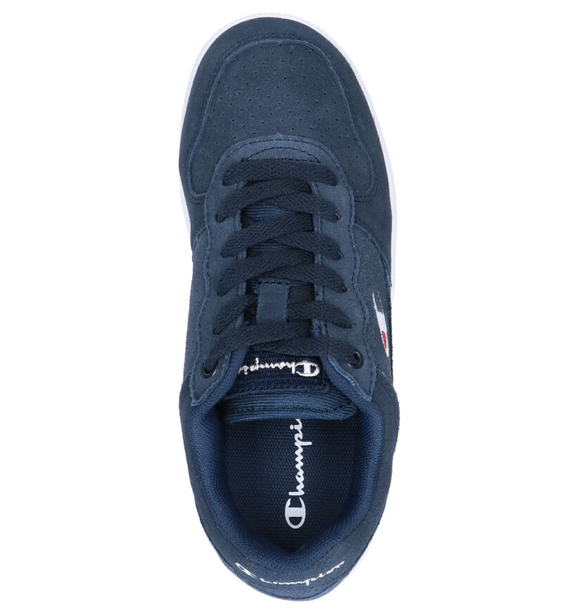 Champion Chicago Blauwe Sneakers in daim (253750)