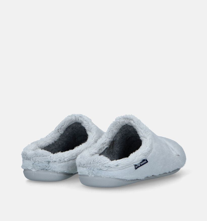 River Woods Nila Pantoufles en Gris pour filles (332268) - pour semelles orthopédiques