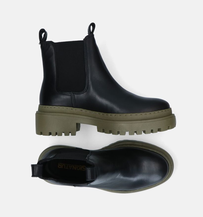 Signatur Zwarte Chelsea Boots voor dames (316619) - geschikt voor steunzolen