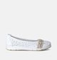 Rieker Witte Ballerina's voor dames (354961) - geschikt voor steunzolen