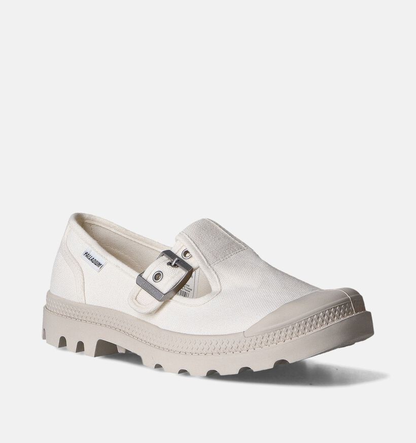 Palladium Pampa M-Jane Chaussures à sangle en Blanc pour femmes (351188)