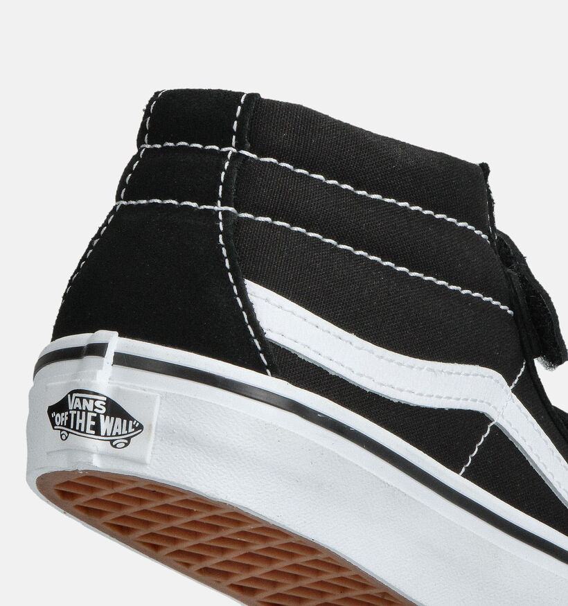 Vans SK8 Mid Reissue Baskets montantes en Noir pour filles, garçons (361167)