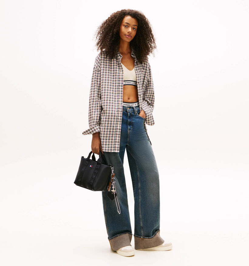 Tommy Hilfiger Daily Elevated Mini Tote Sac &agrave; main en Noir pour femmes (379498)