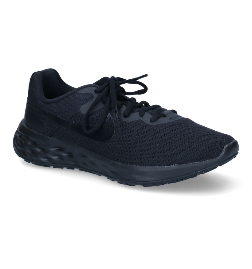 Nike Revolution 6 Baskets en Noir pour hommes (309068)