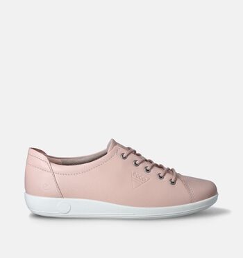 Chaussures à lacets rose