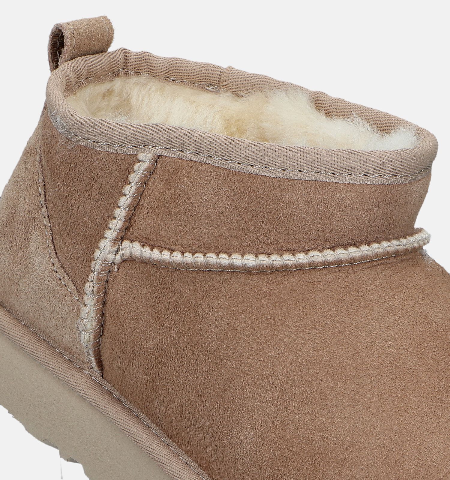 UGG Classic Ultra Mini Beige Boots Dames Boots Outdoorschoenen Online op TORFS.BE