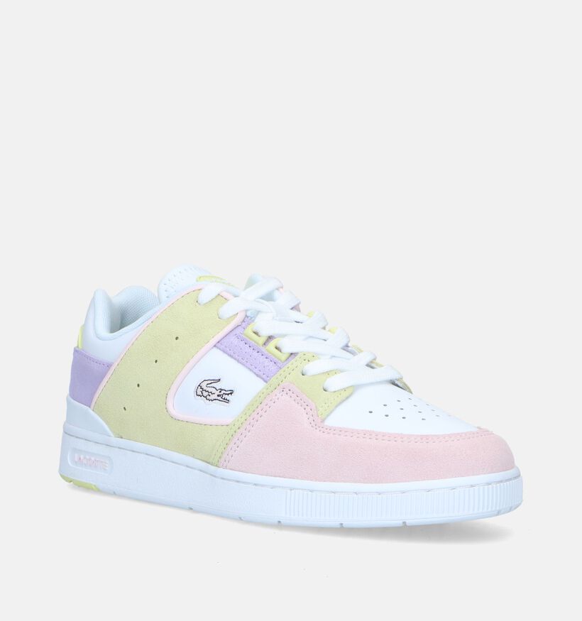 Lacoste Court Cage Baskets en Pastel pour femmes (336471)